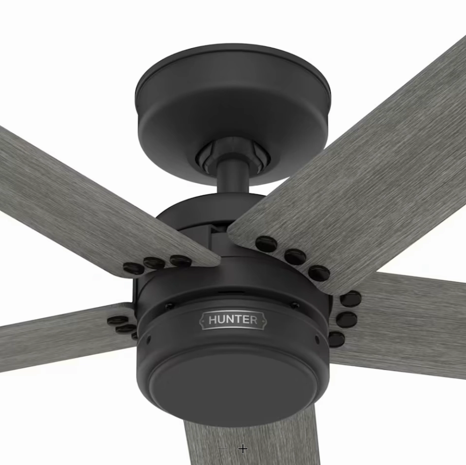 Hunter Fan Burton 52" Outdoor Ceiling Fan with Wall Control