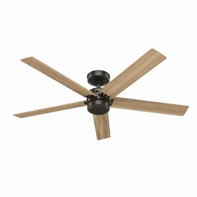 Hunter Fan Burton 52" Outdoor Ceiling Fan with Wall Control Modern ceiling fan for home cooling