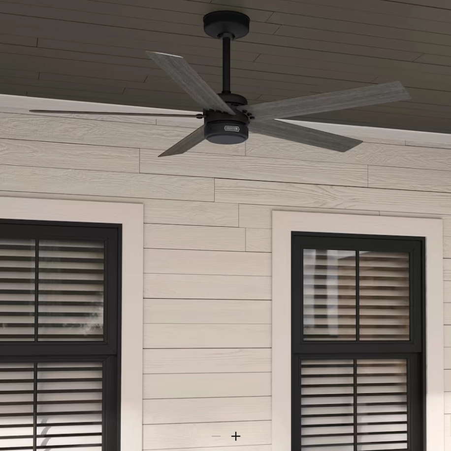 Hunter Fan Burton 52" Outdoor Ceiling Fan with Wall Control