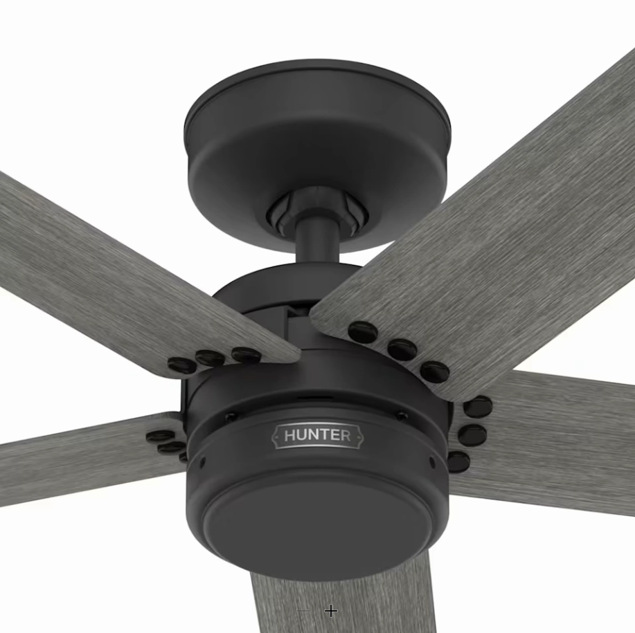 Hunter Fan Burton 52" Outdoor Ceiling Fan with Wall Control