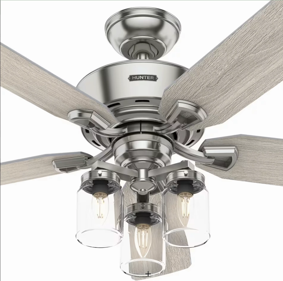 Hunter Fan Devon Park 52" Ceiling Fan with 10W LED and Remote