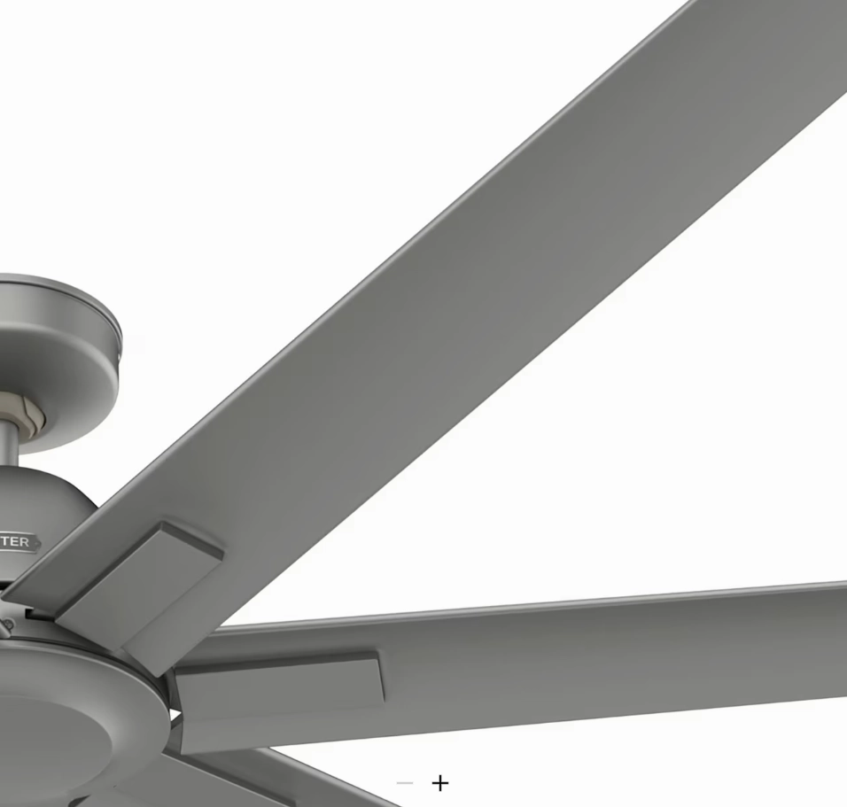 Hunter Fan Downtown Outdoor Ceiling Fan with Wall Control