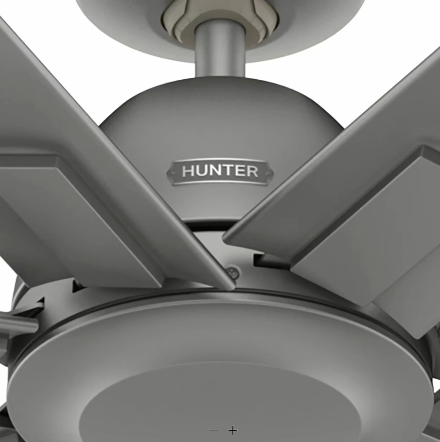 Hunter Fan Downtown Outdoor Ceiling Fan with Wall Control