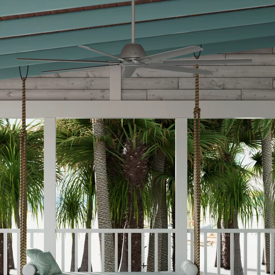 Hunter Fan Downtown Outdoor Ceiling Fan with Wall Control