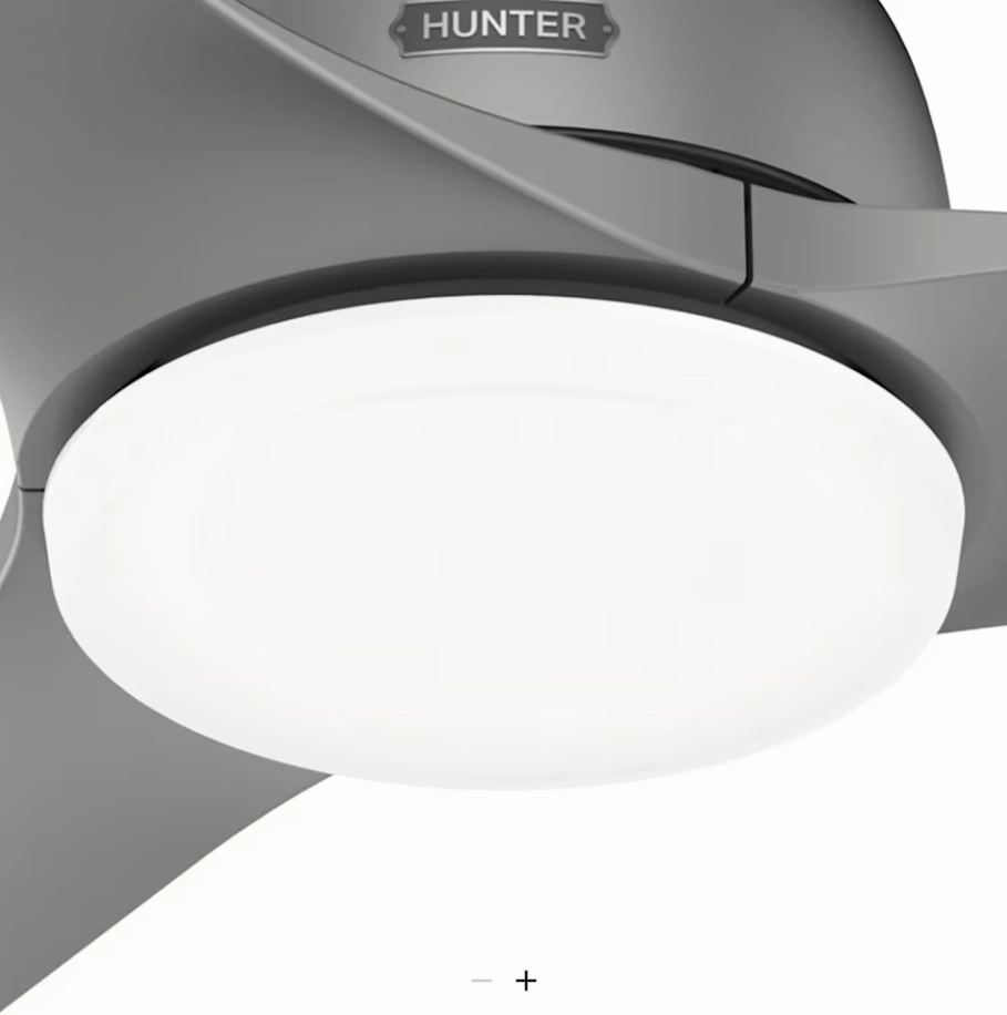 Hunter Fan Gallegos 52" Outdoor Ceiling Fan with Wall Control and 18W LED
