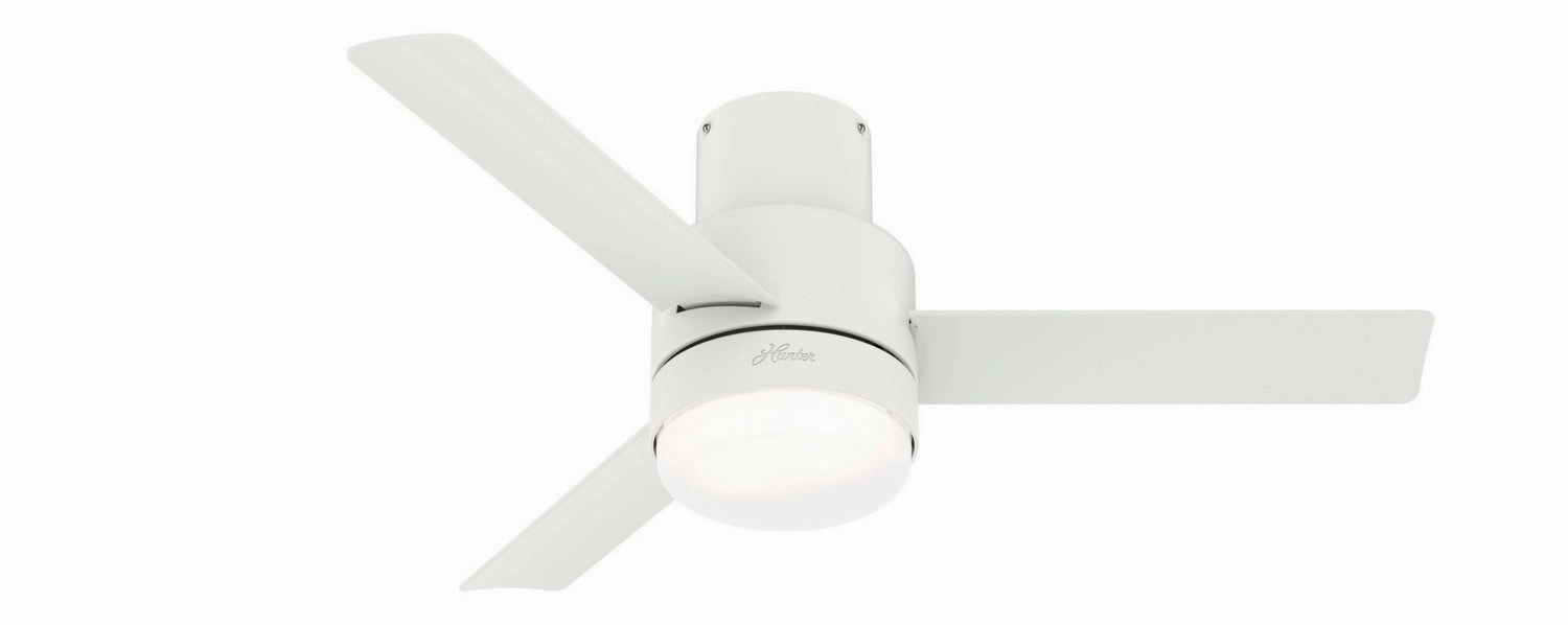 Hunter Fan Gilmour 44" Flushmount Ceiling Fan with 20W LED and Remote
