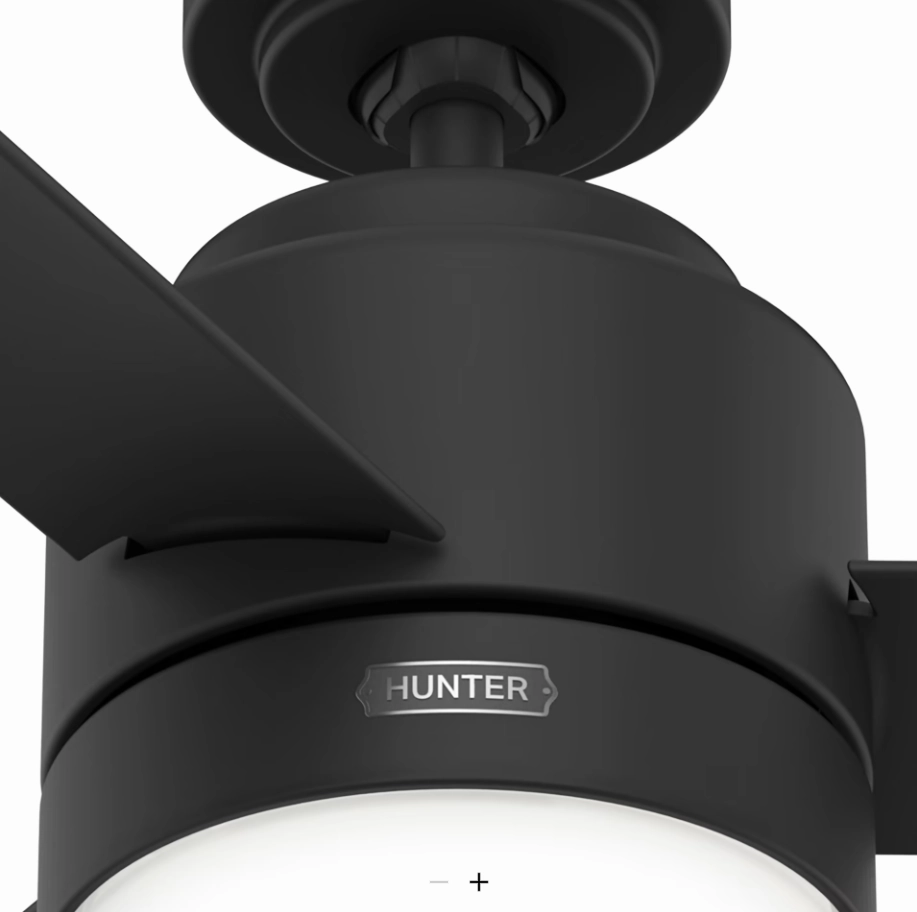Hunter Fan Gilmour 44" Outdoor Ceiling Fan with 18W LED and Remote