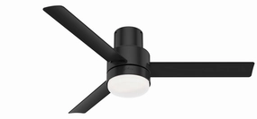 Hunter Fan Gilmour 52" Indoor/Outdoor Flushmount Ceiling Fan with 19W LED and Remote outdoor fans store with multiple collections