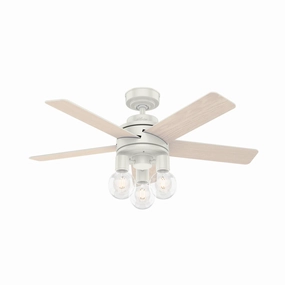 Hunter Fan Hardwick Ceiling Fan with 18W LED and Remote Modern ceiling fan for home cooling