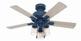 Hunter Fan Hartland Pull Chain Ceiling Fan with 10W LED Modern ceiling fan for home cooling