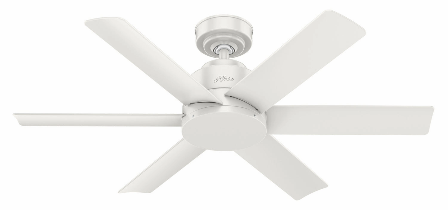 Hunter Fan Kennicott Indoor/Outdoor Ceiling Fan with Wall Control low-noise indoor fans for peaceful settings