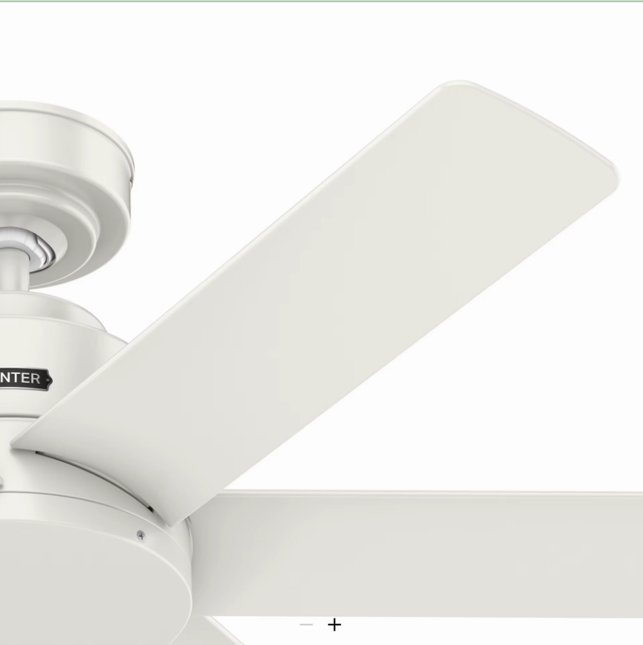 Hunter Fan Kennicott Indoor/Outdoor Ceiling Fan with Wall Control