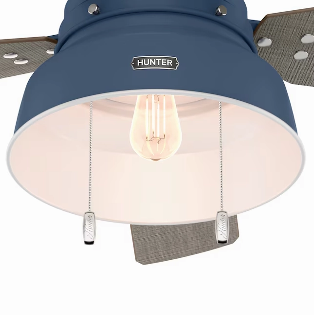 Hunter Fan Mill Valley 52" Indoor/Outdoor Pull Chain Ceiling Fan with 5W LED