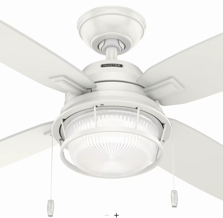 Hunter Fan Ocala 52" Indoor/Outdoor Pull Chain Ceiling Fan with 18W LED