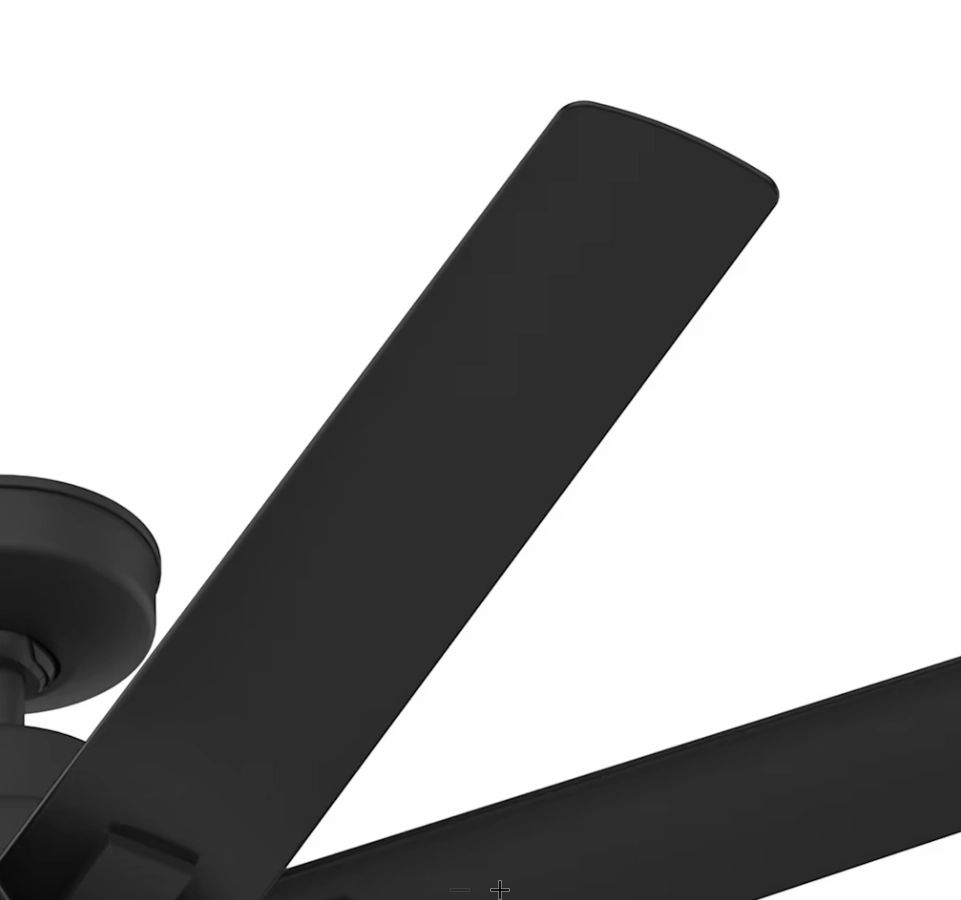 Hunter Fan Overton Outdoor DC Ceiling Fan with 18W LED and Wall Control