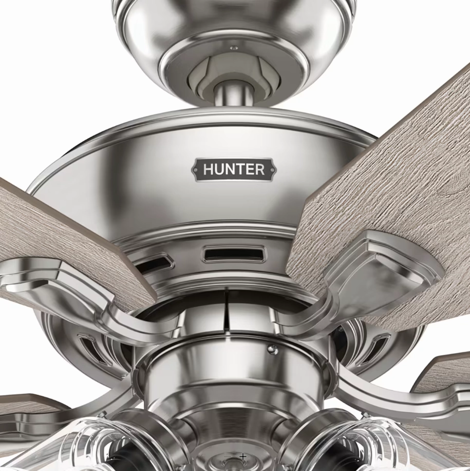 Hunter Fan Rosner 52" Indoor Pull Chain Ceiling Fan with 14W LED