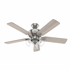 Hunter Fan Rosner 52" Indoor Pull Chain Ceiling Fan with 14W LED adjustable indoor fans for better cooling