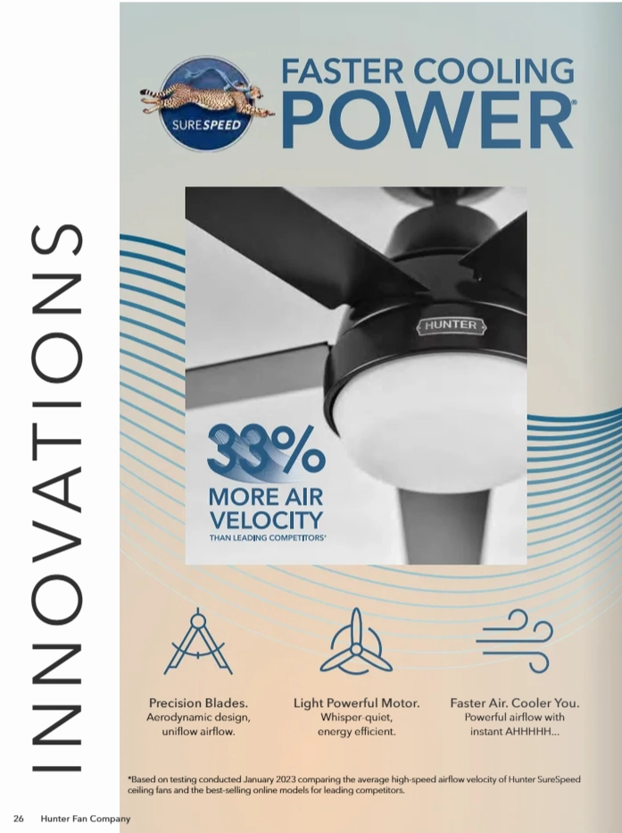 Hunter Fan Sea Point 52" Outdoor Pull Chain Ceiling Fan with 14W LED