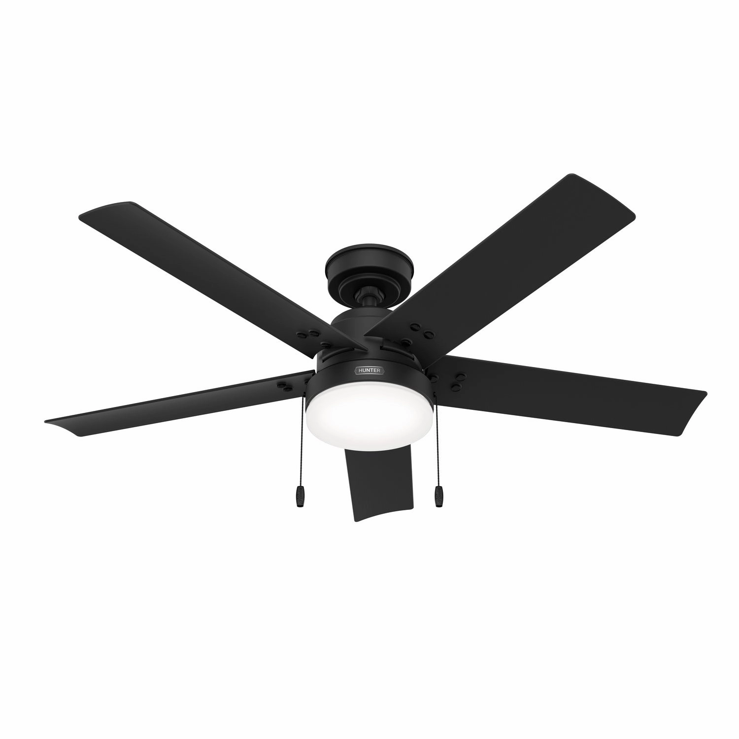 Hunter Fan Sea Point 52" Outdoor Pull Chain Ceiling Fan with 14W LED Modern ceiling fan for home cooling