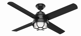 Hunter Fan Searow 54" Outdoor Ceiling Fan with 18W LED and Wall Control outdoor fans store with multiple collections