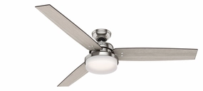 Hunter Fan Sentinel 60" Indoor Ceiling Fan with 18W LED and Remote powerful indoor fans for whole-room cooling