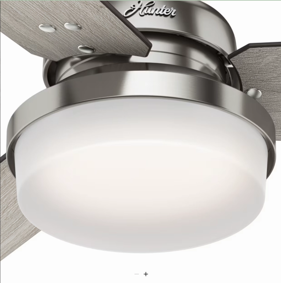 Hunter Fan Sentinel 60" Indoor Ceiling Fan with 18W LED and Remote