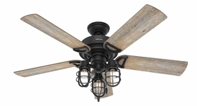 Hunter Fan Starklake 52" Indoor/Outdoor Pull Chain Ceiling Fan with 10.5W LED outdoor fans store with multiple collections