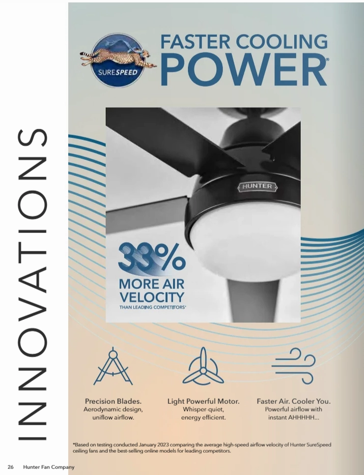 Hunter Fan Trimaran 52" Outdoor Ceiling Fan with Wall Control