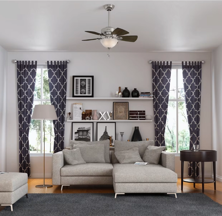 Hunter Fan Watson 34" Indoor Pull Chain Ceiling Fan with 14W LED