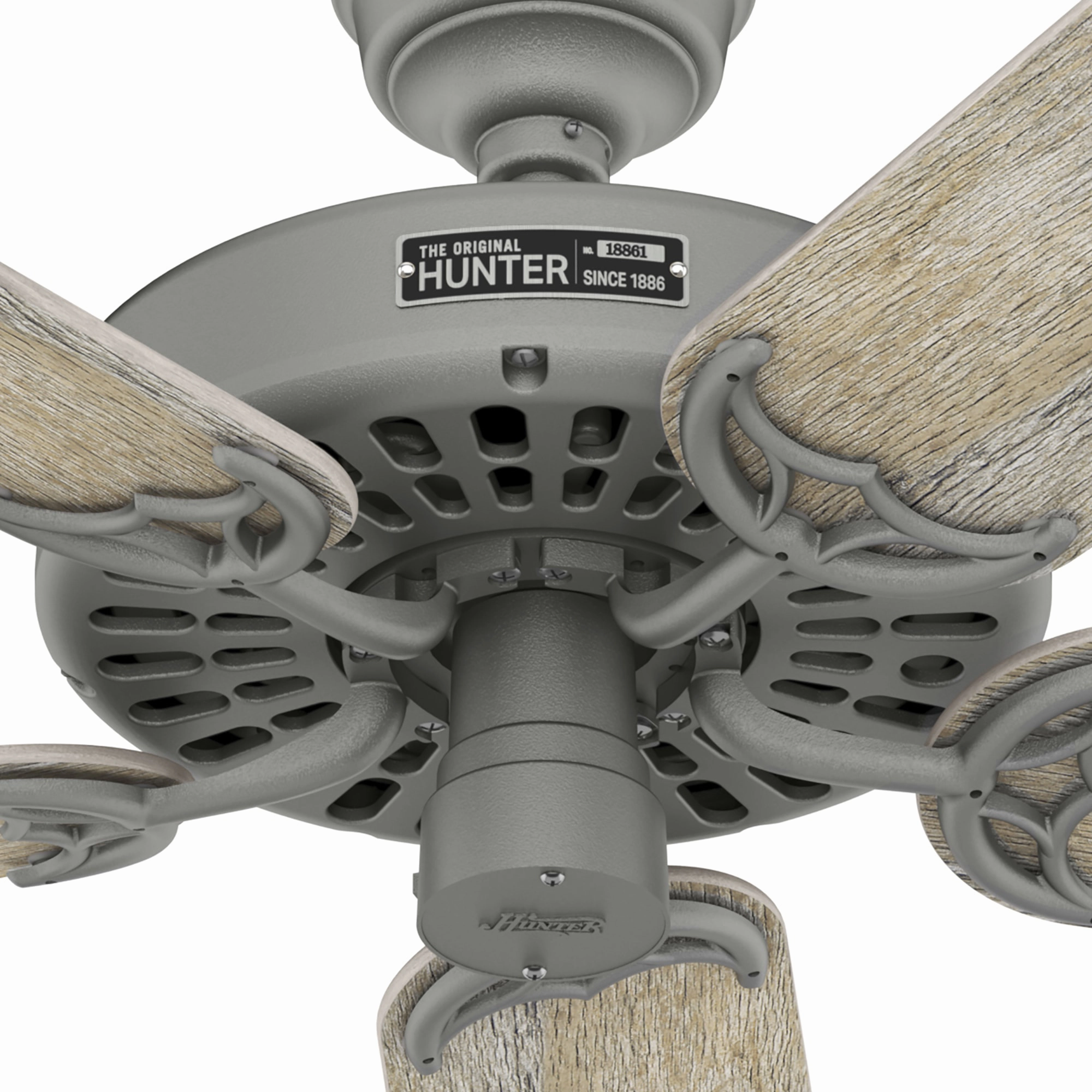 Hunter Original 52"Ceiling Fan Matte Silver
