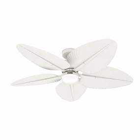 Hunter Tropic View | Ceiling Fan with 18W Module & Integrated Control System - Wall Control Energy-efficient ceiling fan with remote