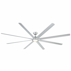 Hydra 120"Ceiling Fan Titanium Silver weatherproof fans for outdoor environments