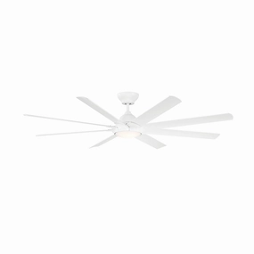 Hydra 80"Ceiling Fan Matte White weatherproof fans for outdoor environments