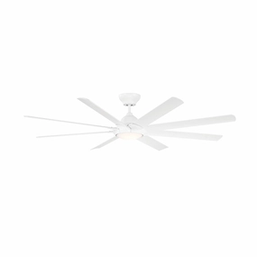 Hydra 80"Ceiling Fan Matte White weatherproof fans for outdoor environments