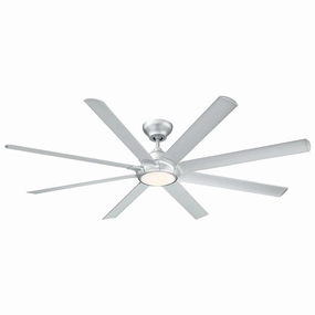 Hydra 80"Ceiling Fan Titanium Silver weatherproof fans for outdoor environments