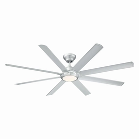 Hydra 80"Ceiling Fan Titanium Silver modern electric fans for minimalist decor