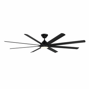 Hydra 96"Ceiling Fan Matte Black weatherproof fans for outdoor environments