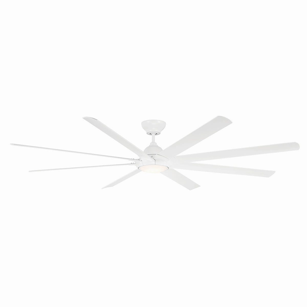 Hydra 96"Ceiling Fan Matte White whisper-quiet fans for bedrooms and offices