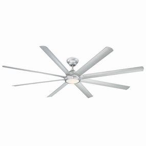 Hydra 96"Ceiling Fan Titanium Silver weatherproof fans for outdoor environments