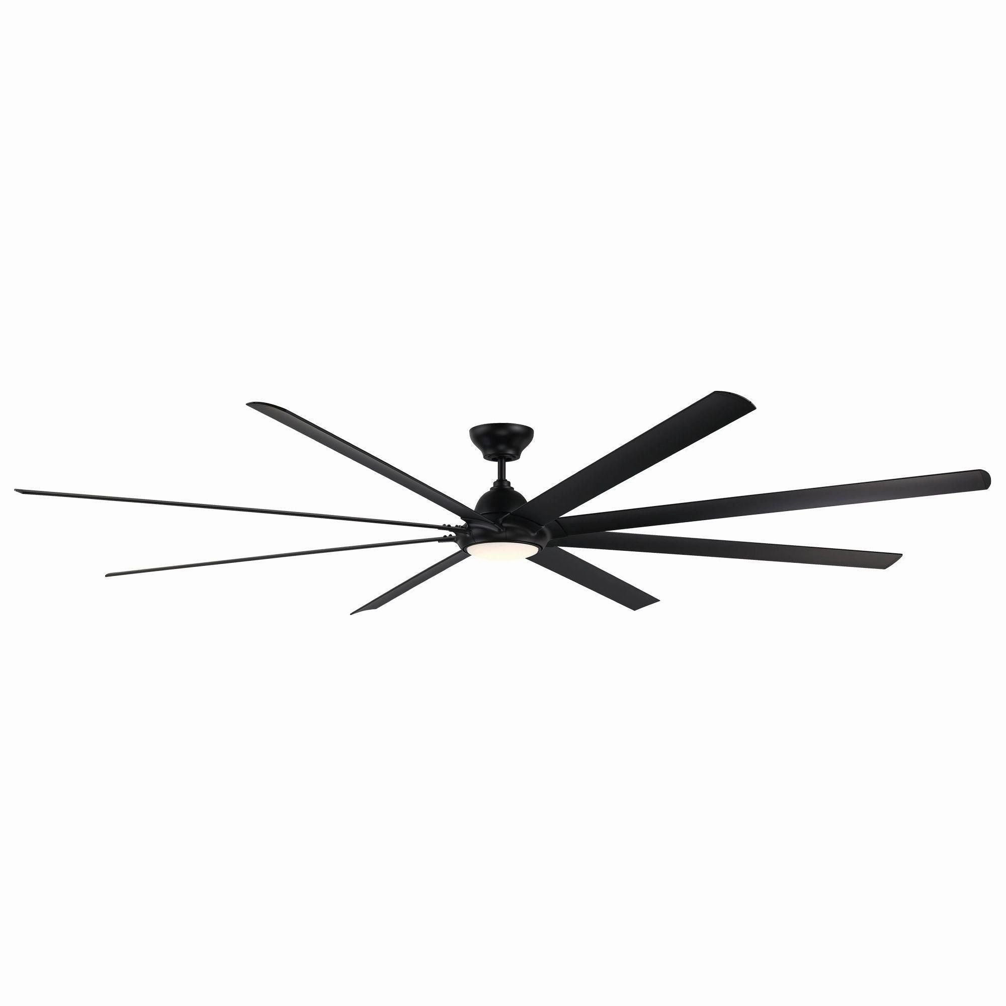 Hydra Indoor/Outdoor 8-Blade 120" Smart Ceiling Fan with LED Light Kit