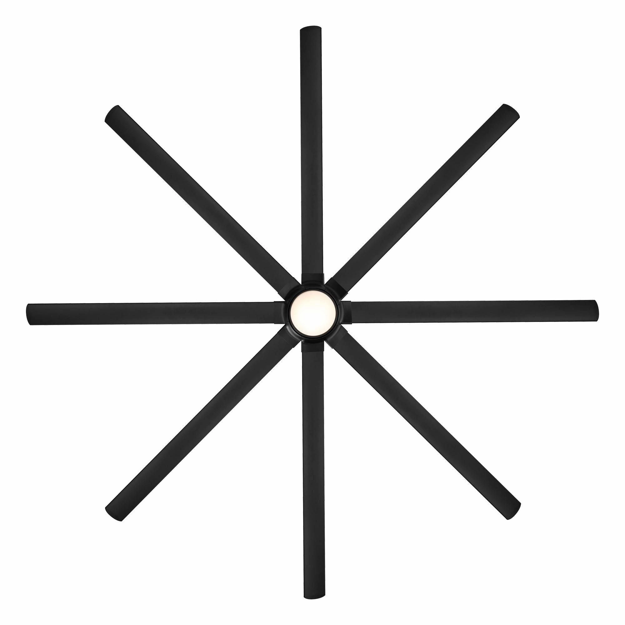 Hydra Indoor/Outdoor 8-Blade 120" Smart Ceiling Fan with LED Light Kit
