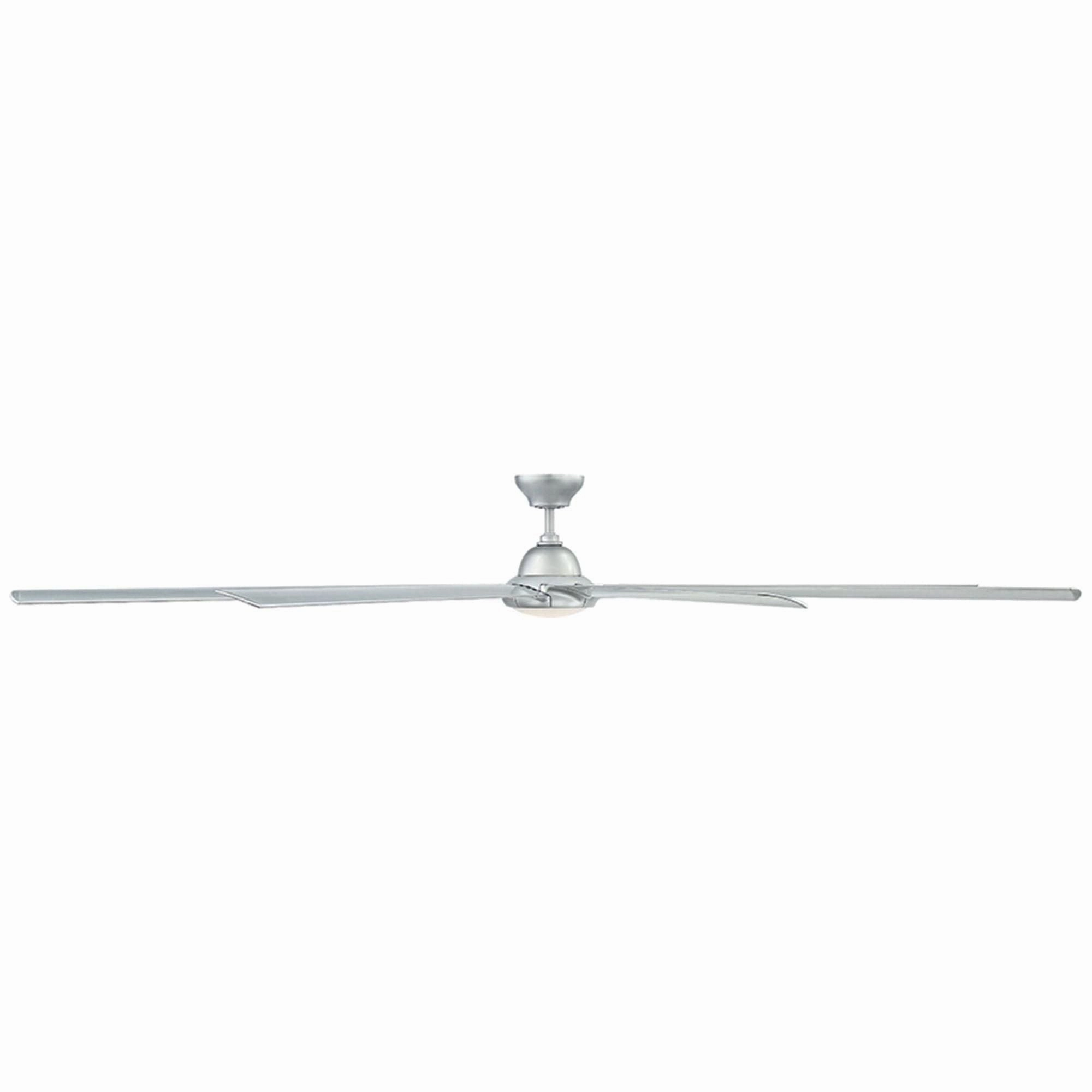 Hydra Indoor/Outdoor 8-Blade 120" Smart Ceiling Fan with LED Light Kit