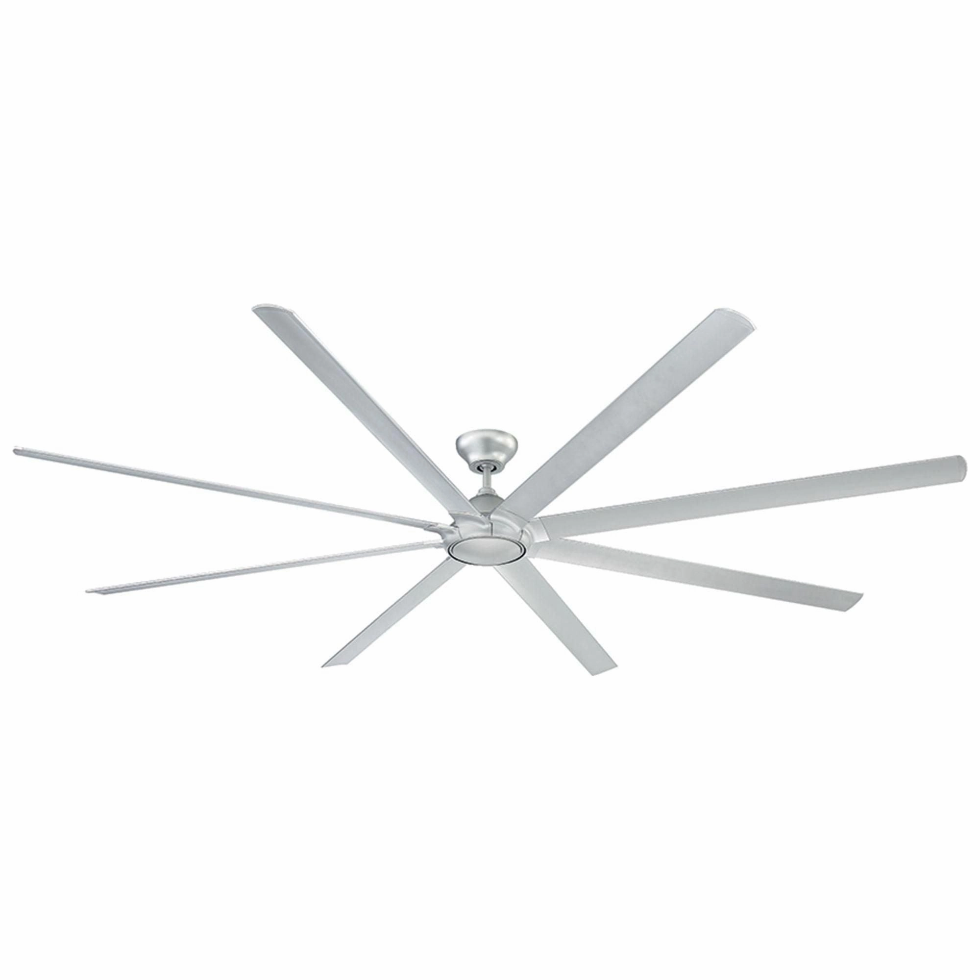 Hydra Indoor/Outdoor 8-Blade 120" Smart Ceiling Fan with LED Light Kit