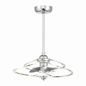 Hydra LED Fan D'Lier quiet ceiling fans with remote control