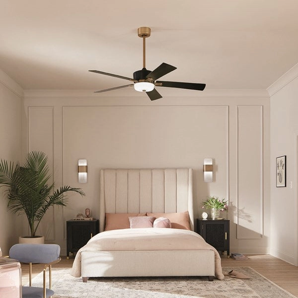 Icon 56"Ceiling Fan Satin Black