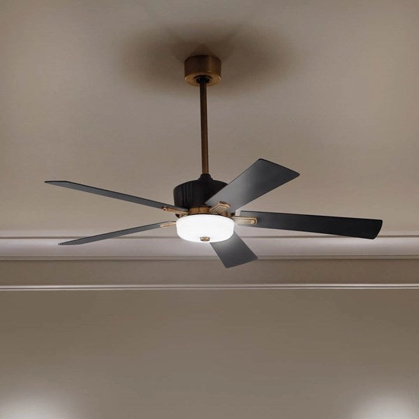 Icon 56"Ceiling Fan Satin Black