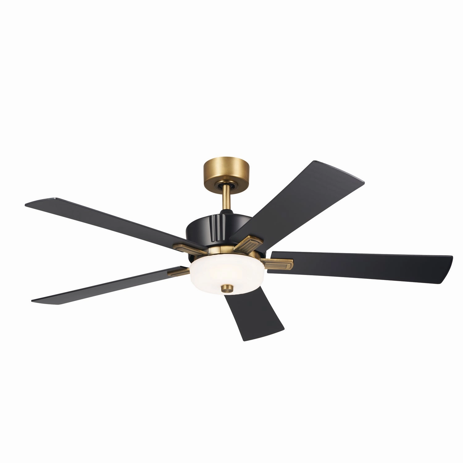 Icon 56"Ceiling Fan Satin Black sleek design electric fans for modern homes