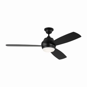 Ikon 52"Ceiling Fan Midnight Black versatile medium fans for any space
