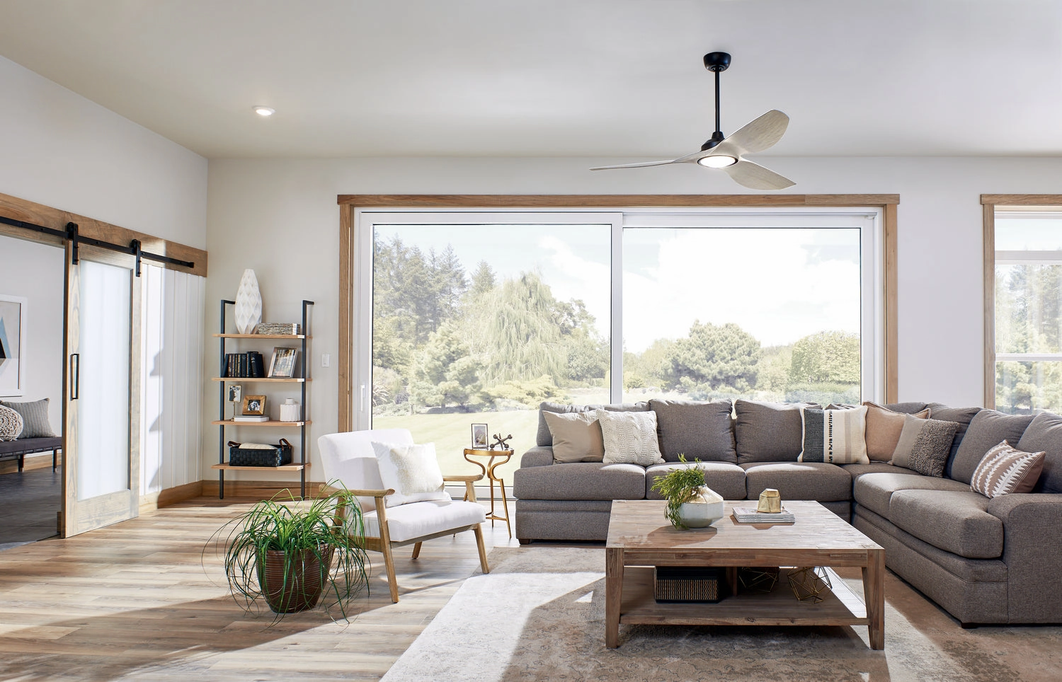 Imari 65"Ceiling Fan Satin Black