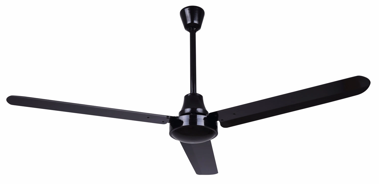 Industrial Fan 56"Ceiling Fan Black quiet medium fans for living room use